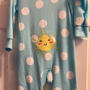 NWT Carters sunshine baby pjs sleep n play 9m